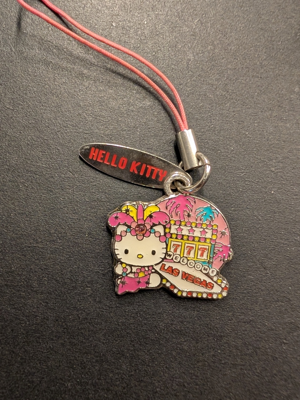 Vintage 2008 Sanrio Hello Kitty Regional Showgirl Bag Charm Pendant